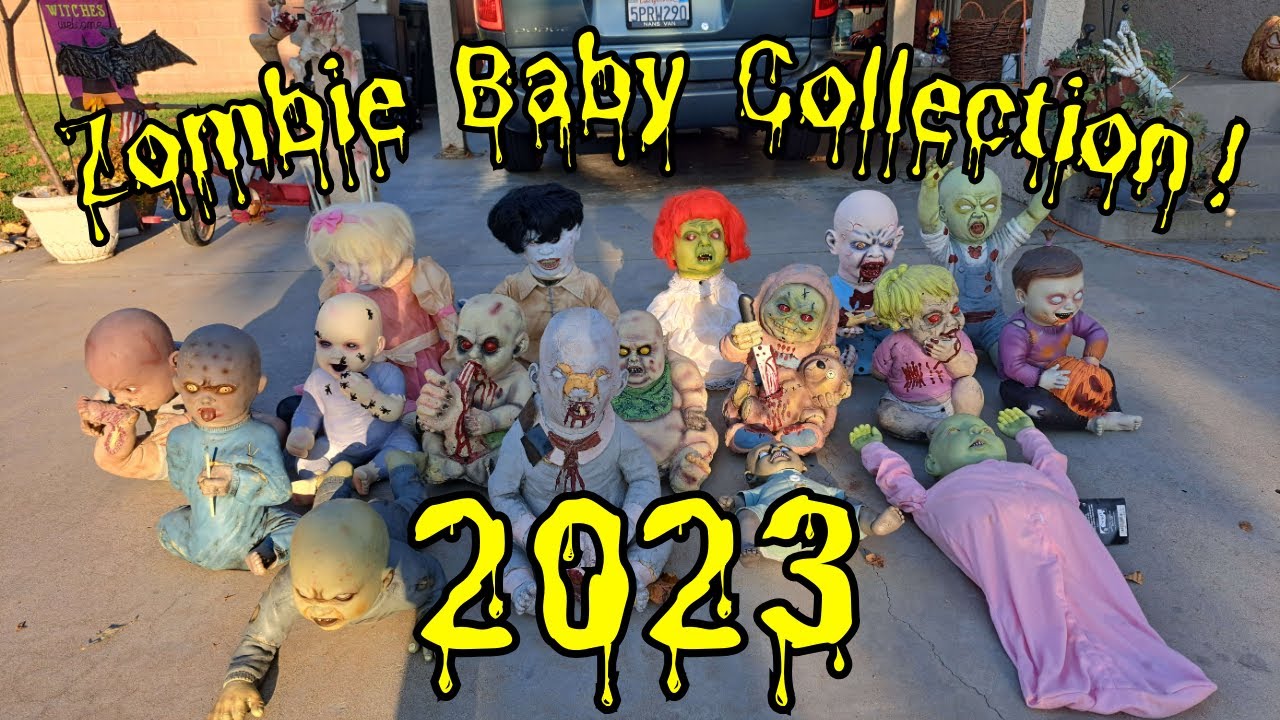 My 2023 Spirit Halloween Zombie Baby Collection! (15+ Zombie Babies!)