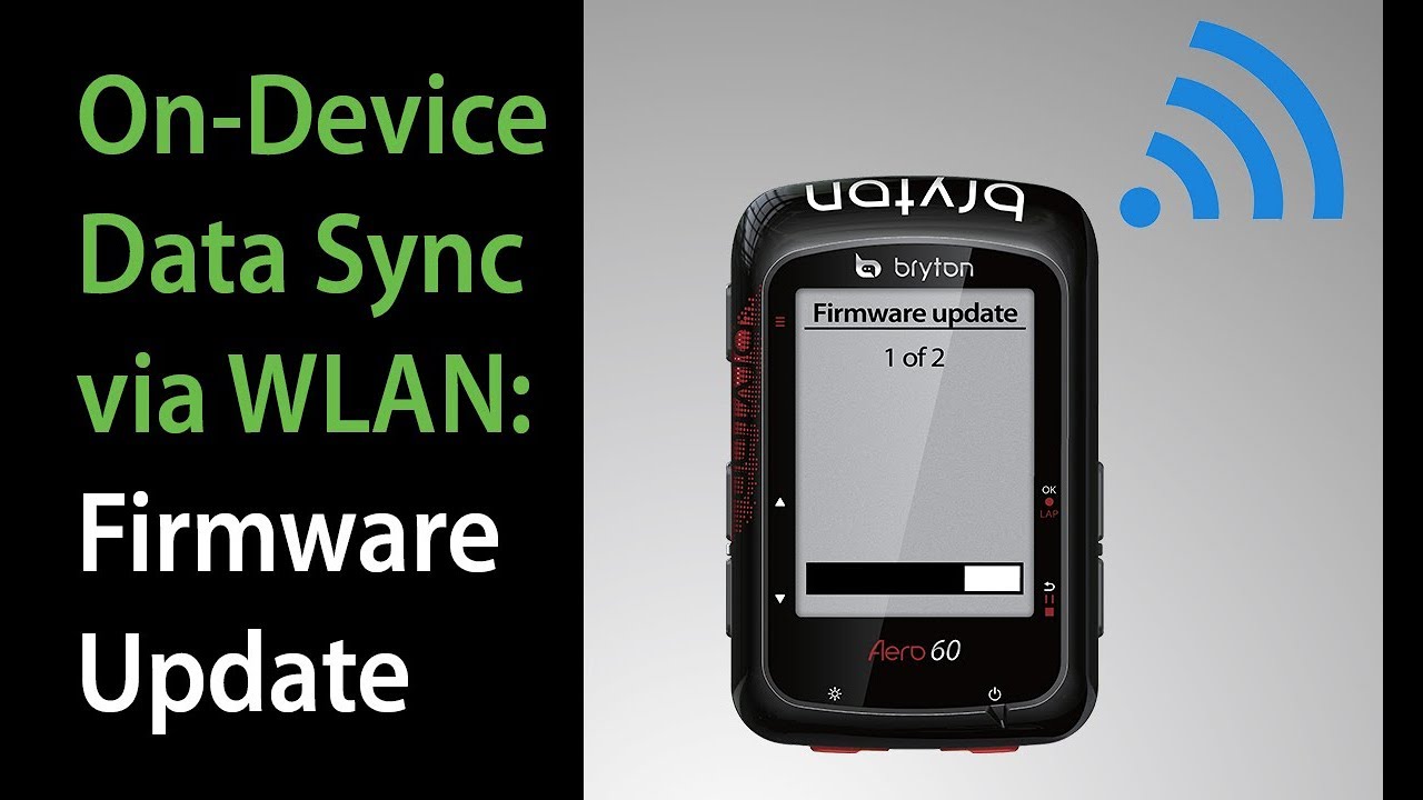 HOW TO: Bryton Firmware Update using On-Device Data Sync via WLAN