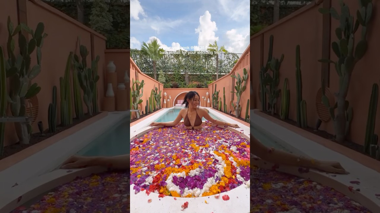 $35 Flower Bath in Bali