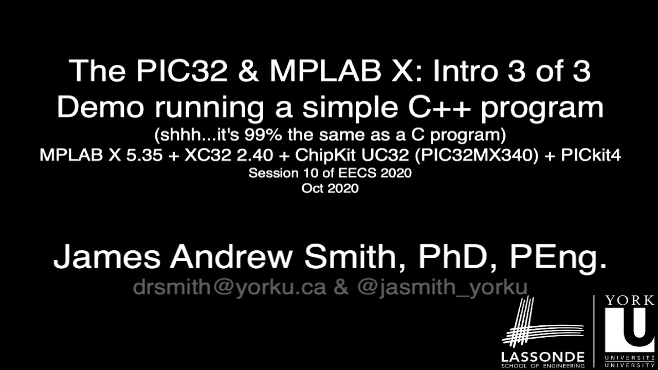 Intro to the PIC32, Part 3 of 3: demo on a PIC32 board (EECS 2021 Class 10)