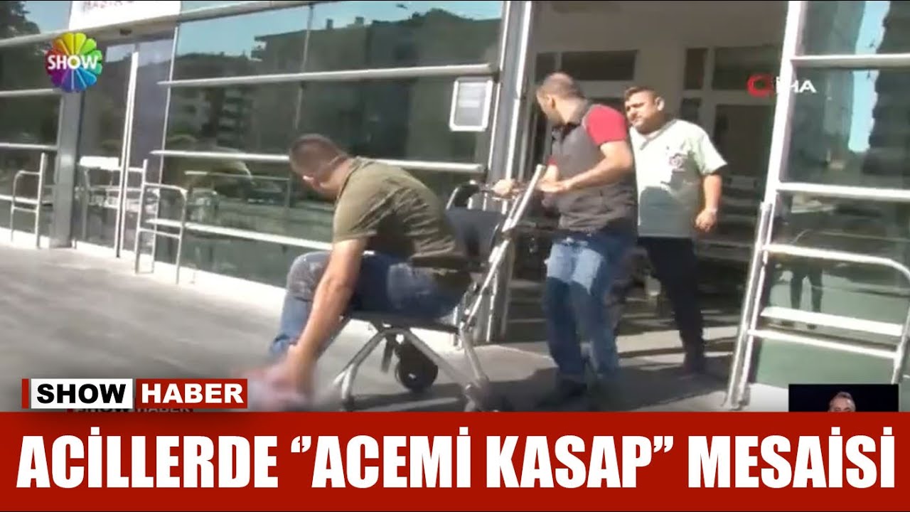 Acillerde ''acemi kasap'' mesaisi