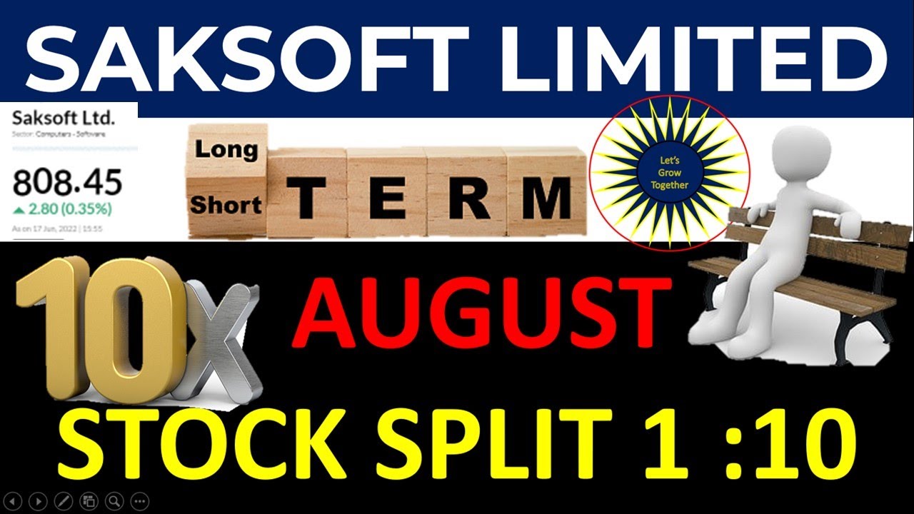 SAKSOFT LIMITED | STOCK SPLIT 1:10 | LATEST UPDATES
