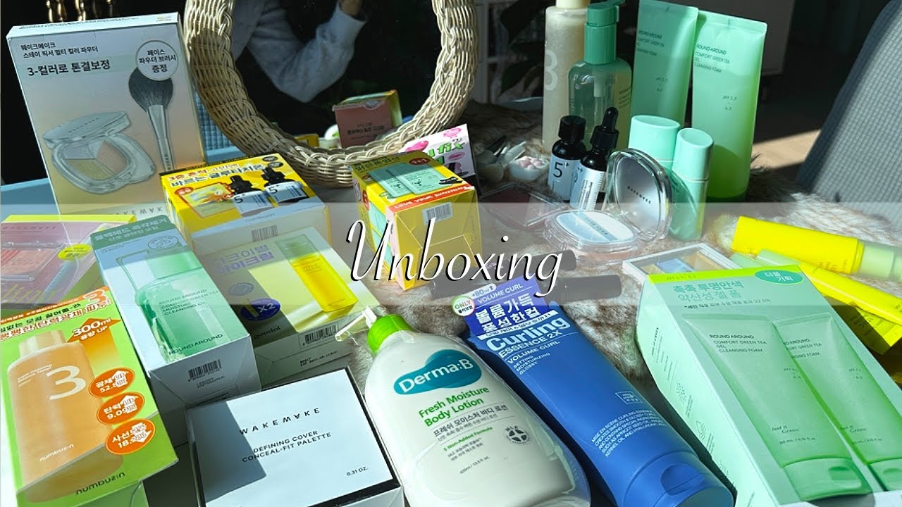 Unboxing | OliveYoung Black Friday Sale | RoundAround | Wakemake | Goodal | Numbuzin | 올리브영 블프 세일 ✔️