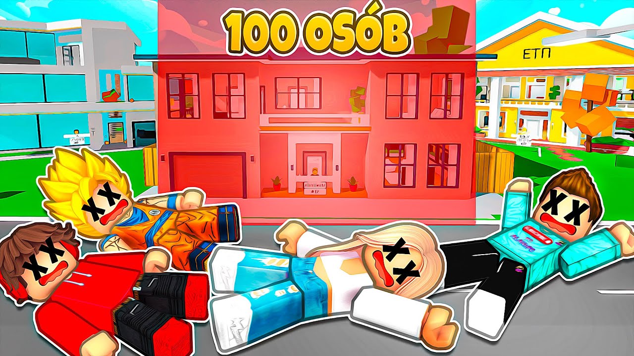 ZBANOWAŁEM 100 OSÓB ❌ na BROOKHAVEN w Roblox!