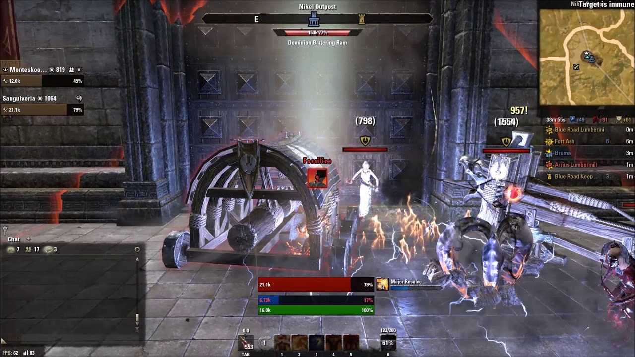 ESO PVP Light Armor Magicka Dragonknight - Another SB/Destro test + some random stuff