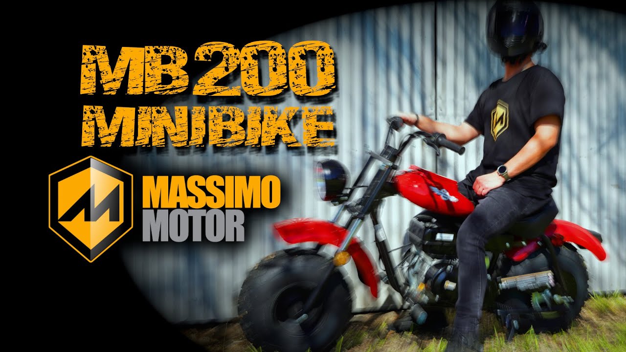 Massimo MB 200 Mini Trail Bike - Oversized 19in Fat Tires