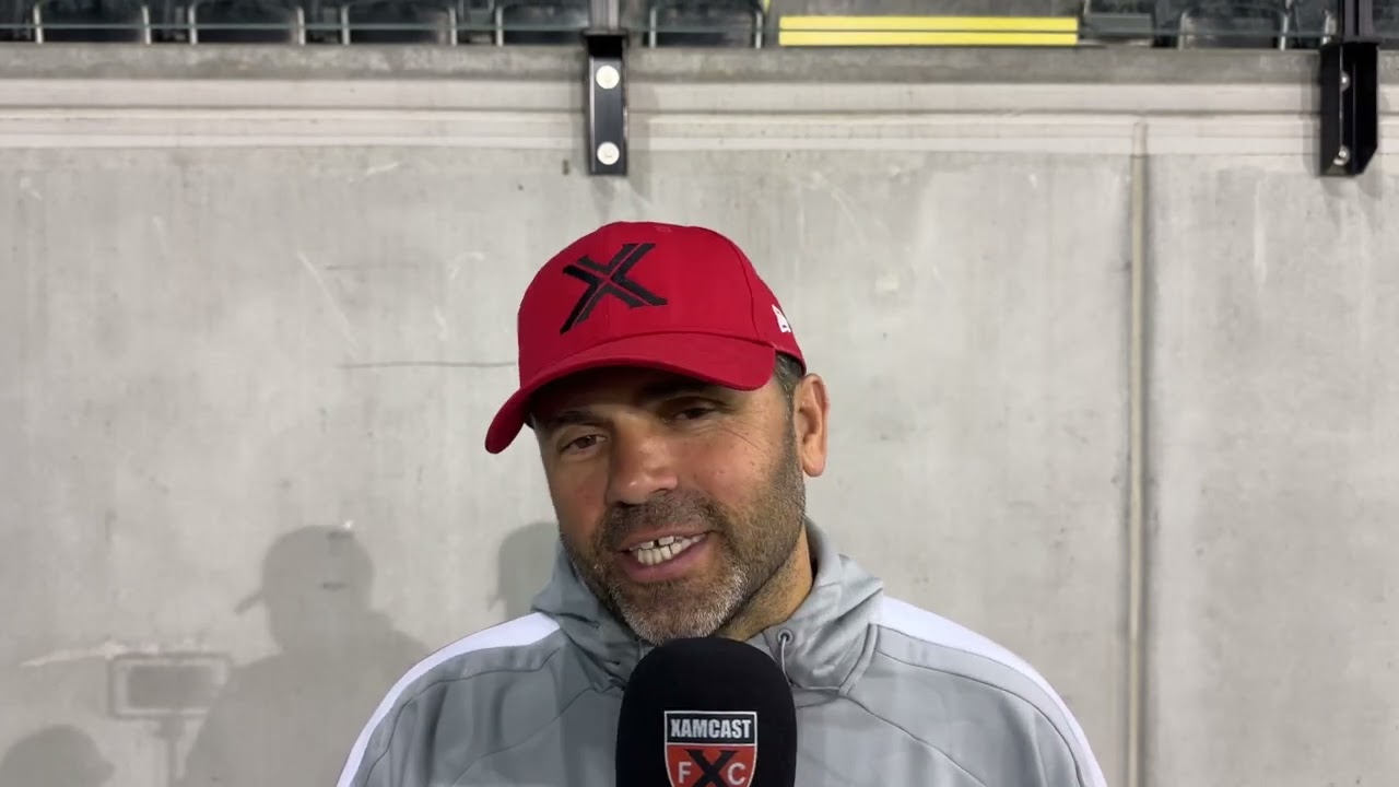 Interviews après Schaffhouse - Neuchâtel Xamax 20 septembre 2024 E. Omeragic, Y. Epitaux et U. Forte