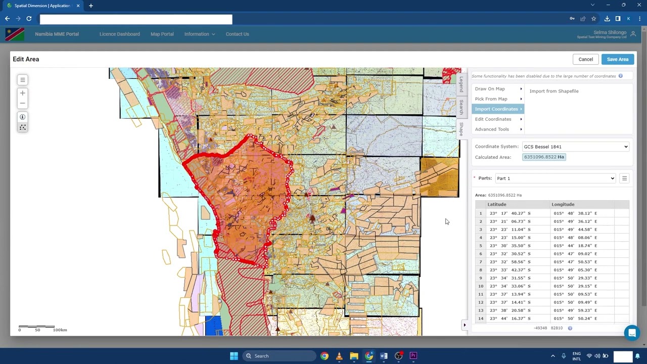 How to apply for a license on Namibia's Mining Cadastre Portal