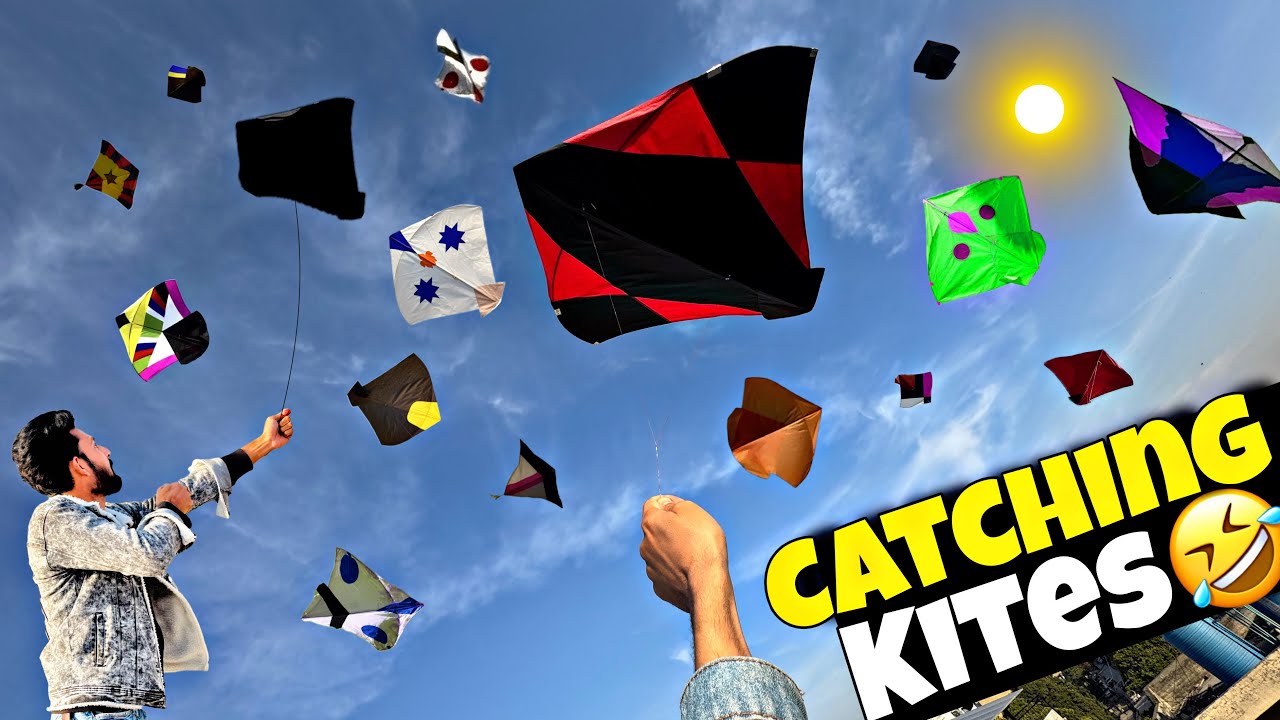 Looting And Rolling Others Kites 😂Unbelievable Catches Kites || Maza Agya Aj Toh !