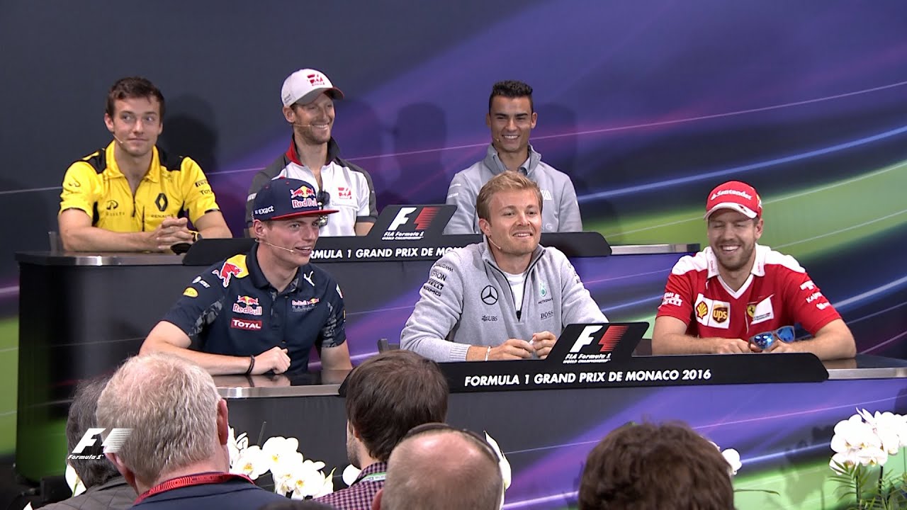 The Drivers Face The Press | Monaco Grand Prix 2016