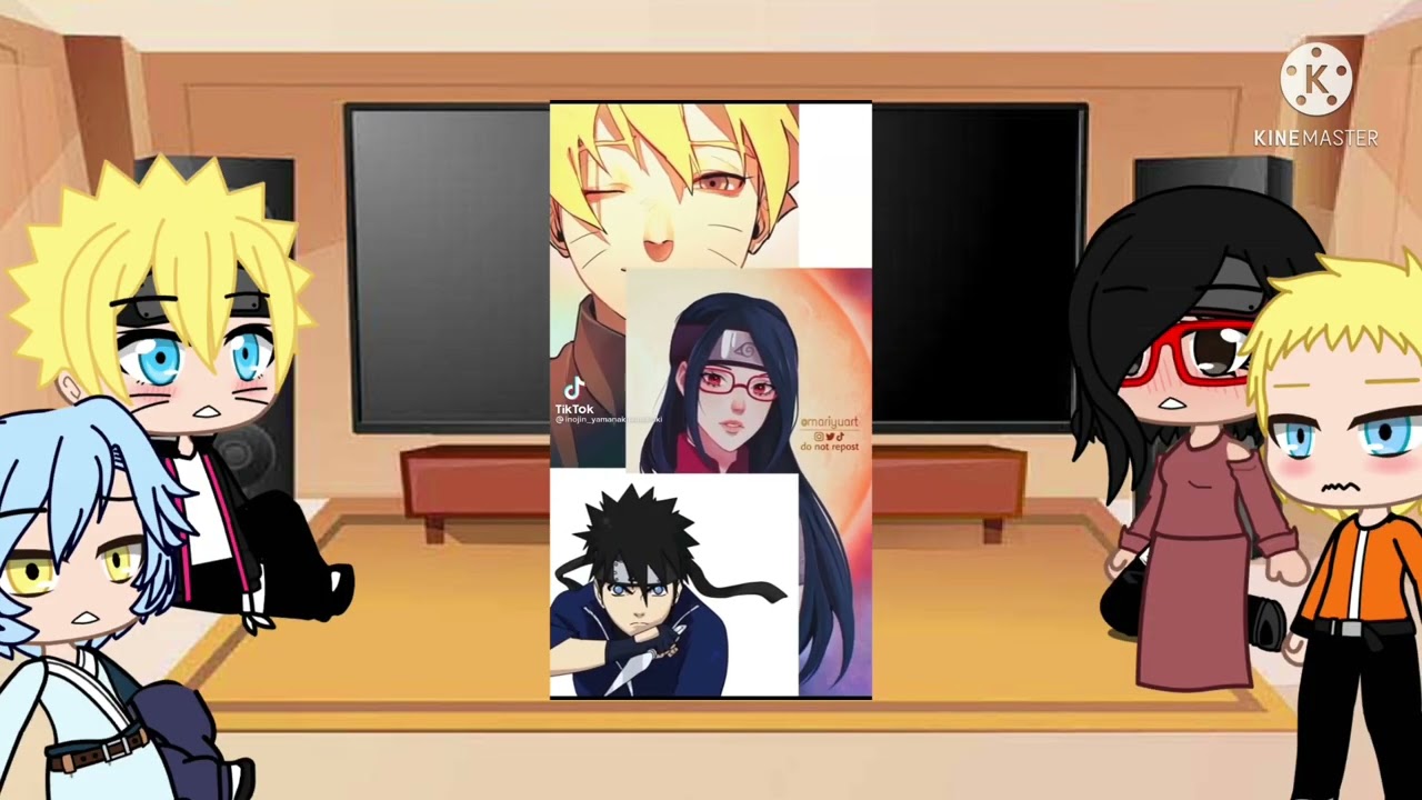 Team 7+ Naruto react to Future Boruto, Bousara, and Future kids