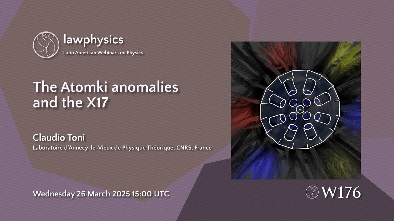 [W176] Claudio Toni: The Atomki anomalies and the X17