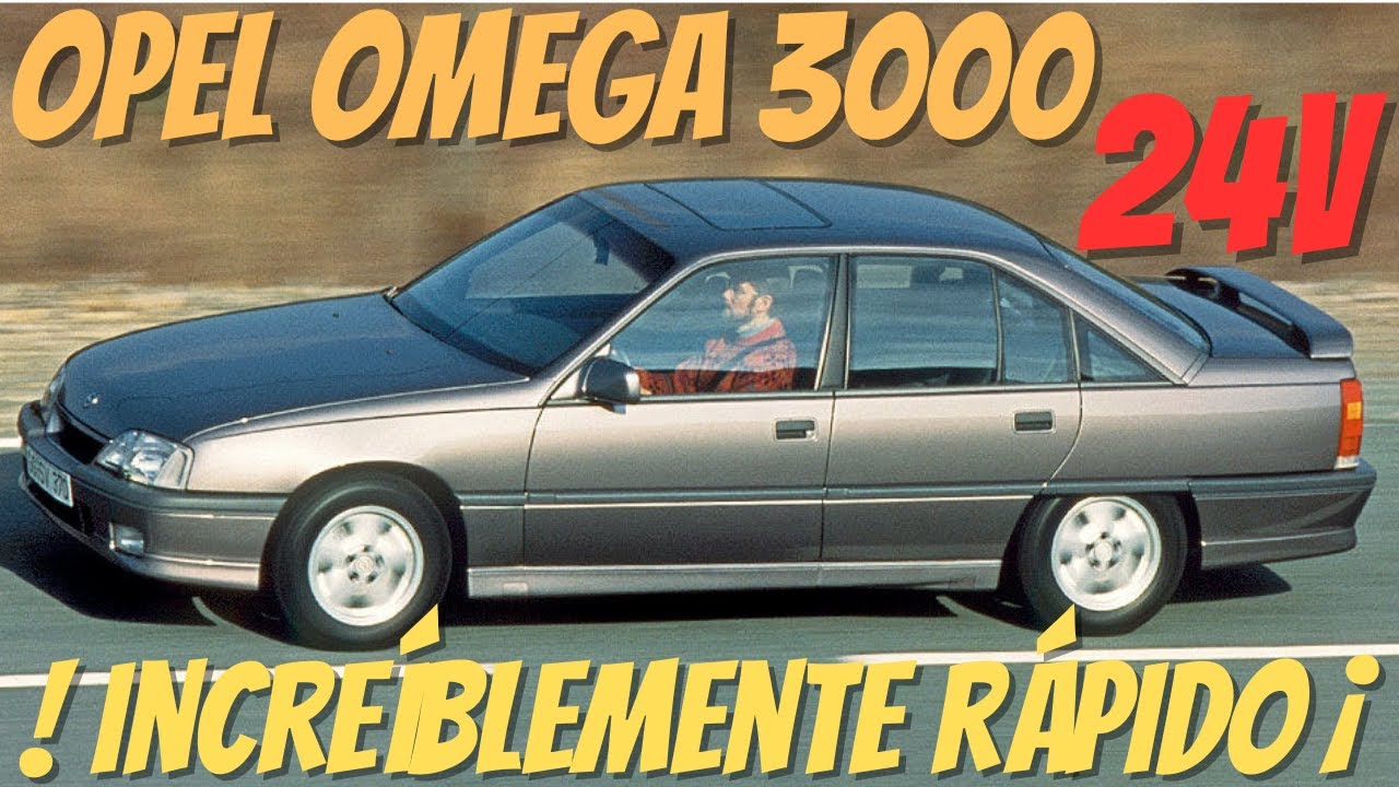Opel Omega 3000 24V, seis cilindros para 204 cvs, y más de 240 km/h