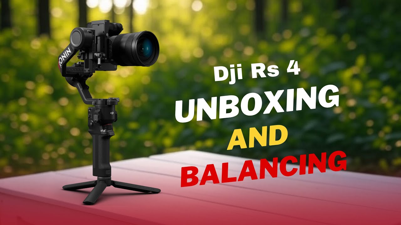 Everything about Dji Rs 4 Gimble ￼| How to balance | how to shift horizontal to vertical ￼
