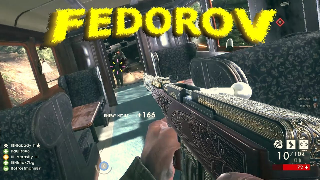 BF1 - Fedorov avtomat trench killstreaks