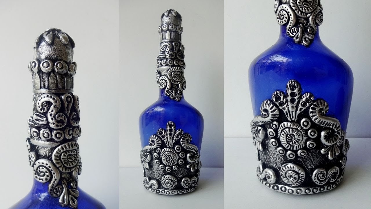 Bottle Craft Ideas/  Bottle Art / Bottle Decoration