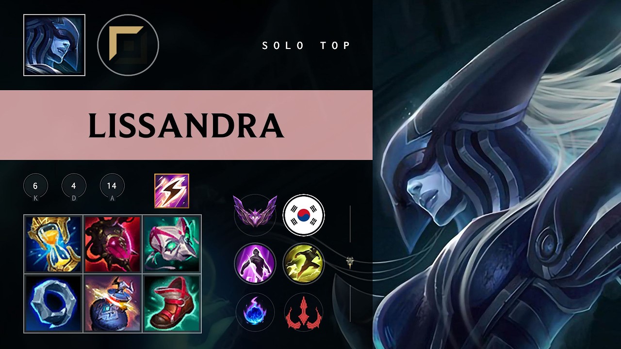 Lissandra Top vs Mordekaiser - KR Master Patch 26.09