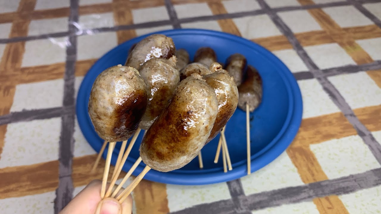 【自制零嘴小香肠homemade sausage】第一次在家尝试给孩子们做香肠，虽谈不上绝味但是孩子们好喜欢呀😋😋Yuki's first time make sausage at home