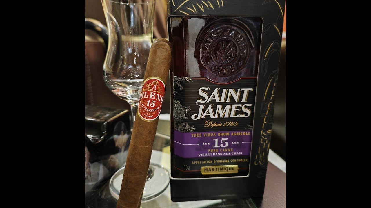 Выпуск №154 - Ром Saint James 15 и сигара AJ Fernandez Blend 15
