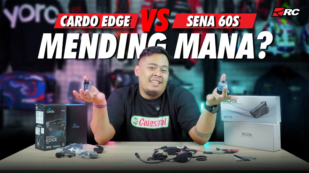 KOMPARASI SENA 60S VS CARDO EDGE ❗️❗️ SESUAI REQUEST, INI DIA PERBEDAAN KEDUA INTERCOM INI 🔥