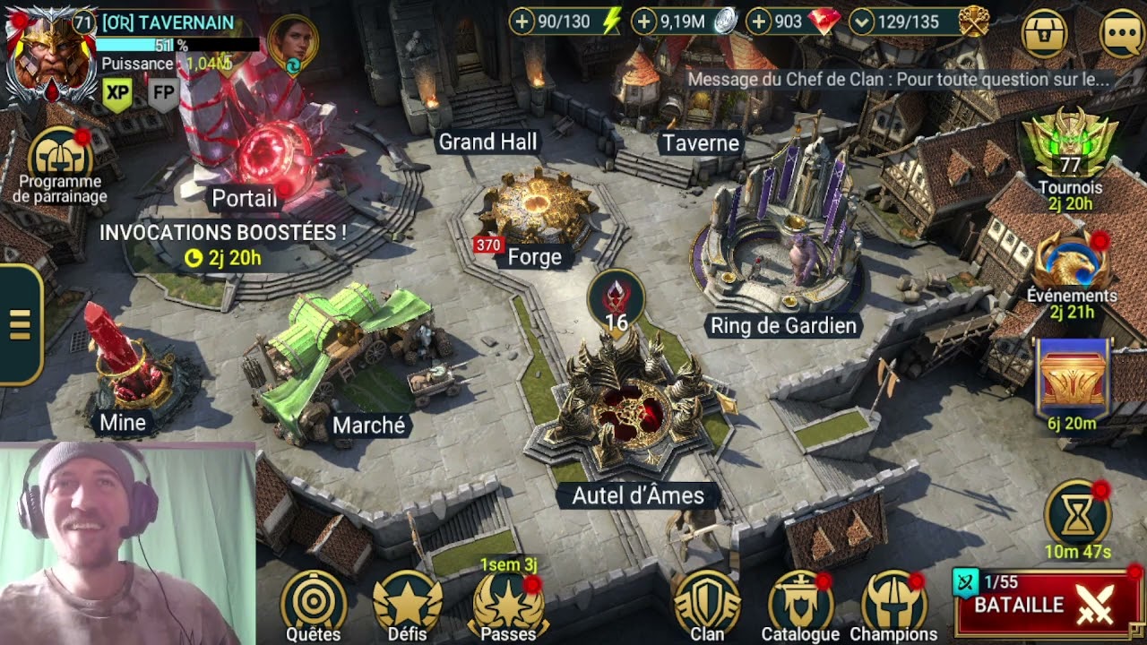 LET'S PLAY JOUR 122 : UNE PLUIE DE MYTHIQUES CHEZ UN ABONNE PENDANT LE X2 ! / RAID SHADOW LEGENDS FR