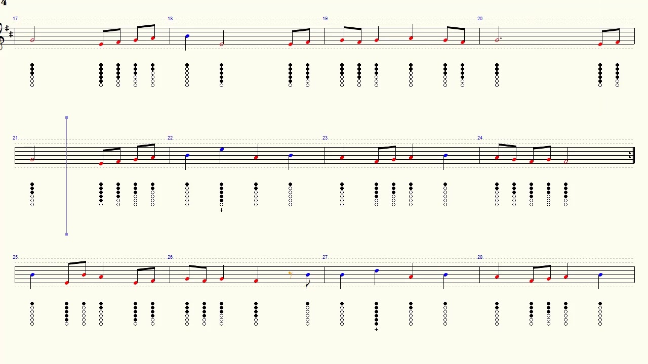 Wolven Storm - Priscilla's Song - The Witcher 3 - Tin Whisle - Tab Tutorial