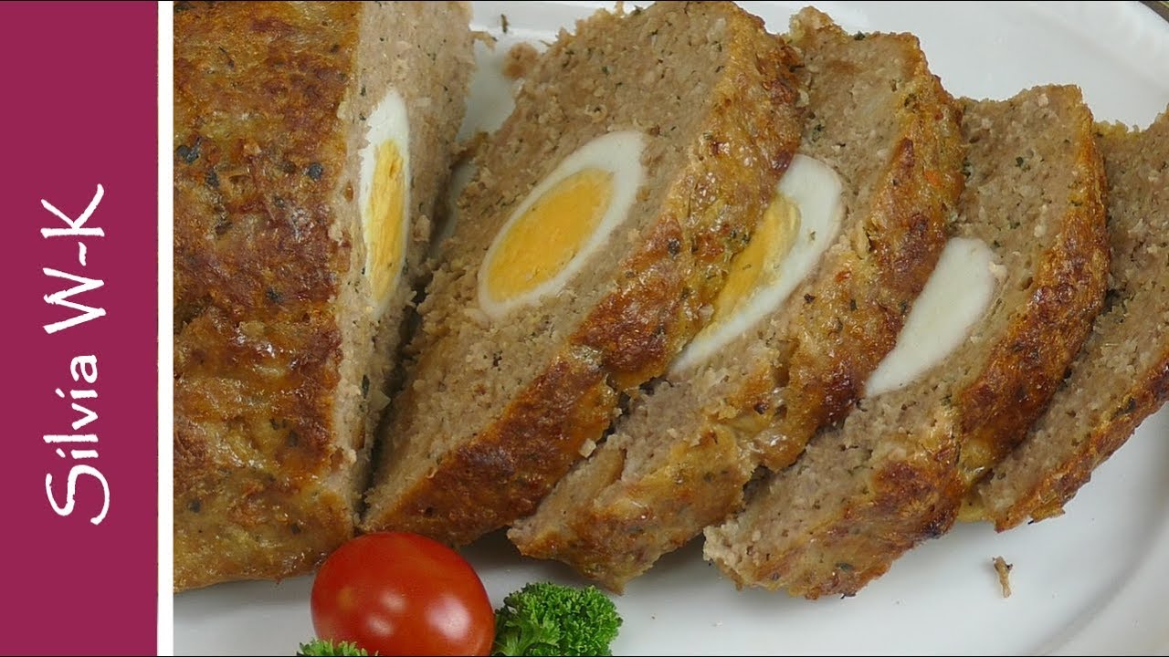 Hackbraten / falscher Hase / Hackbraten mit Ei