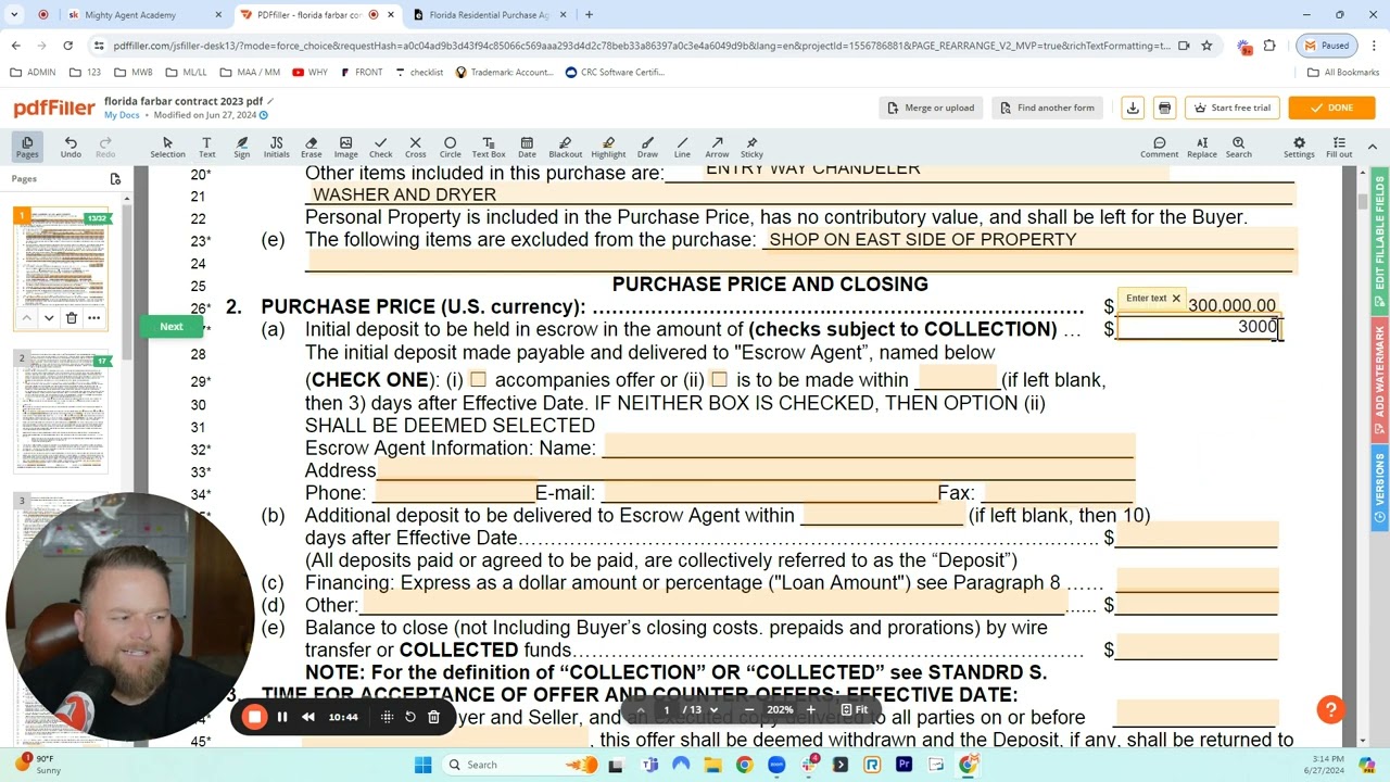 Understanding Real Estate Purchase and Sale Agreement (Florida Edition)