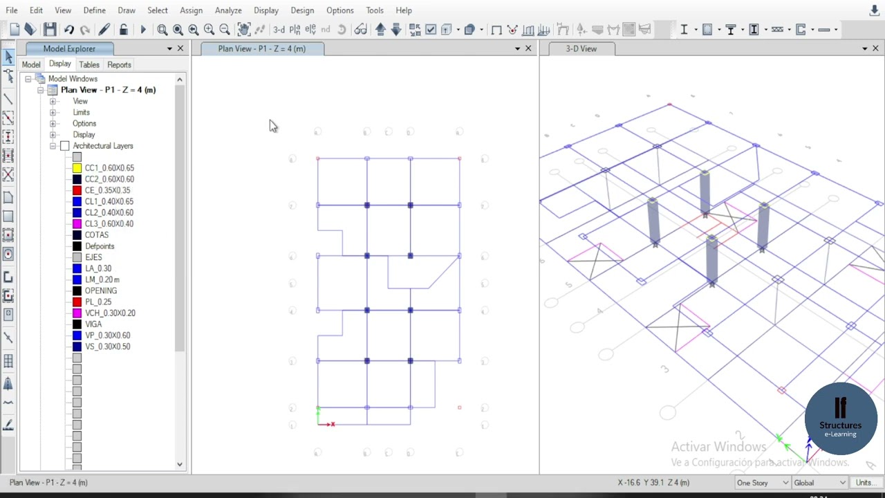 55 Autocad a Etabs
