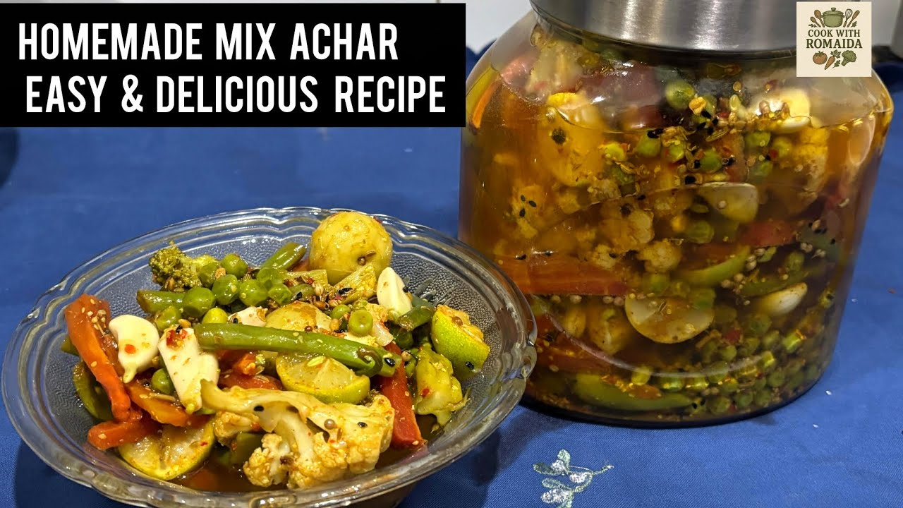 🔥  Homemade Mix Achar Recipe | Easy & Super Tasty achar at Home