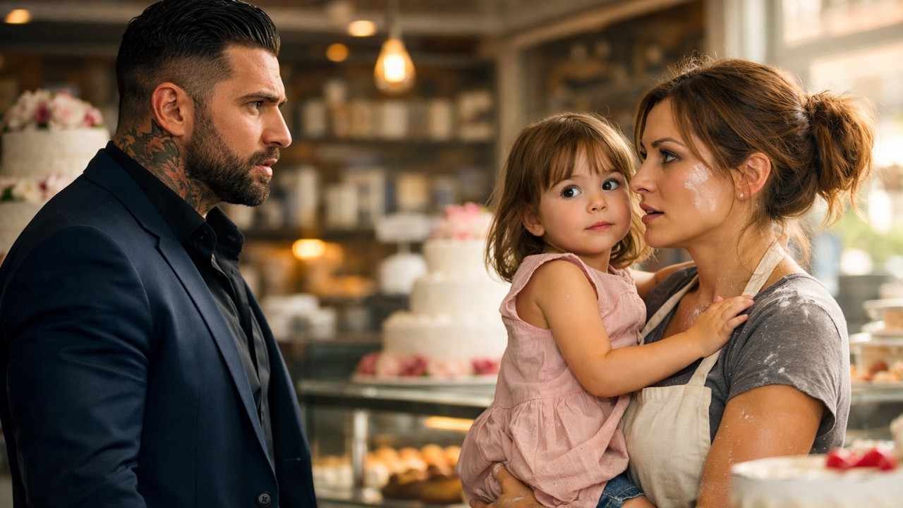The Mafia Boss Went to Buy a Wedding Cake — Then He Suddenly Saw His Ex-Wife Holding a Little Girl