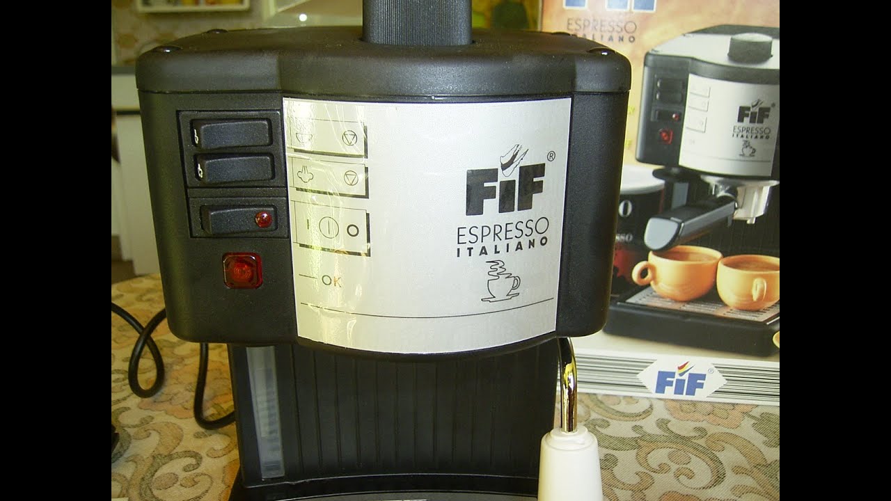 Functional check  Espresso machine FiF ESPRESSO ITALIANO  BAR-14F