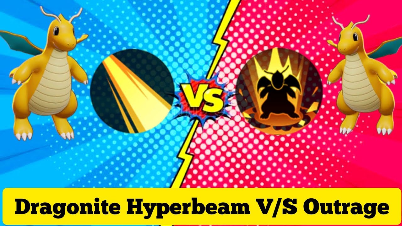 Dragonite Hyperbeam V/S Outrage 💥