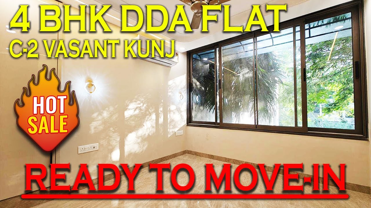 4 BHK Flat for Sale in Vasant Kunj | Ready to Move Newly Renovated DDA Flat | Sector C Pocket 2