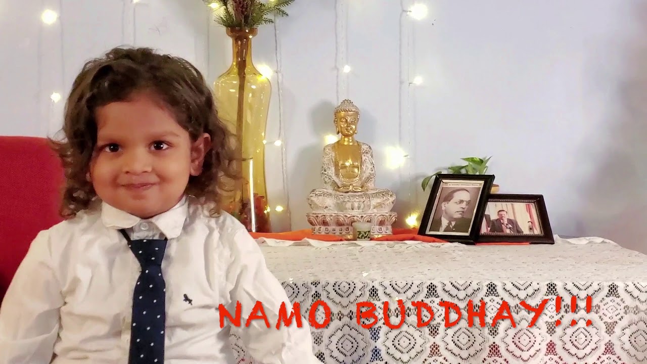 Remembering Babasaheb's Teachings from Little Ambedkarite Rudy(3 year old))