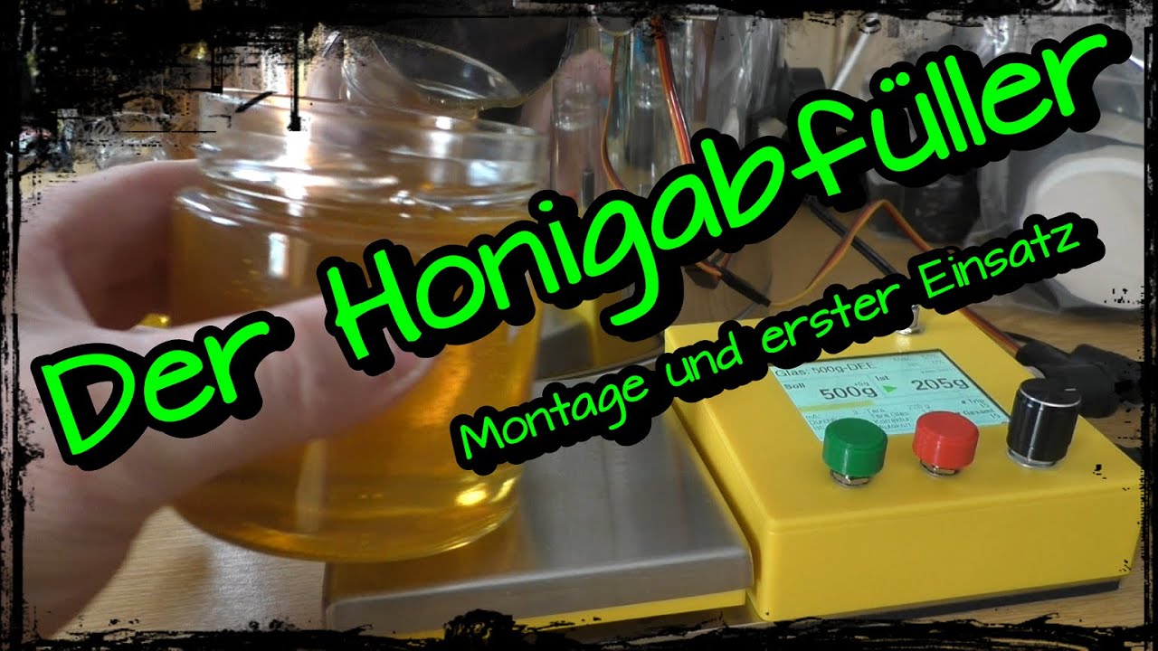 Der Honigabfüller / Montage und erster Einsatz #derhonigabfüller #honig #thumpfyshobbyimkerei #honey