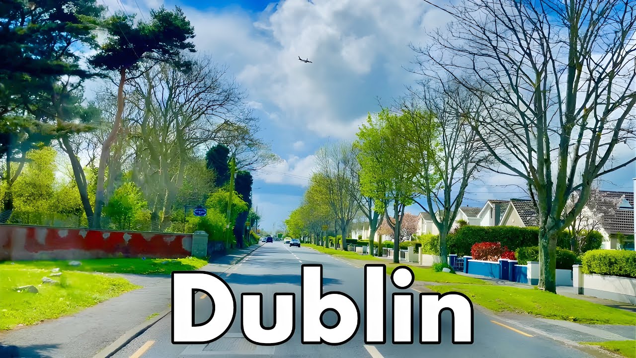4K Driving Tour Dublin Ireland 2025 | Swords village, Malahide, Portmarnock | Dashcam Ireland | UHD