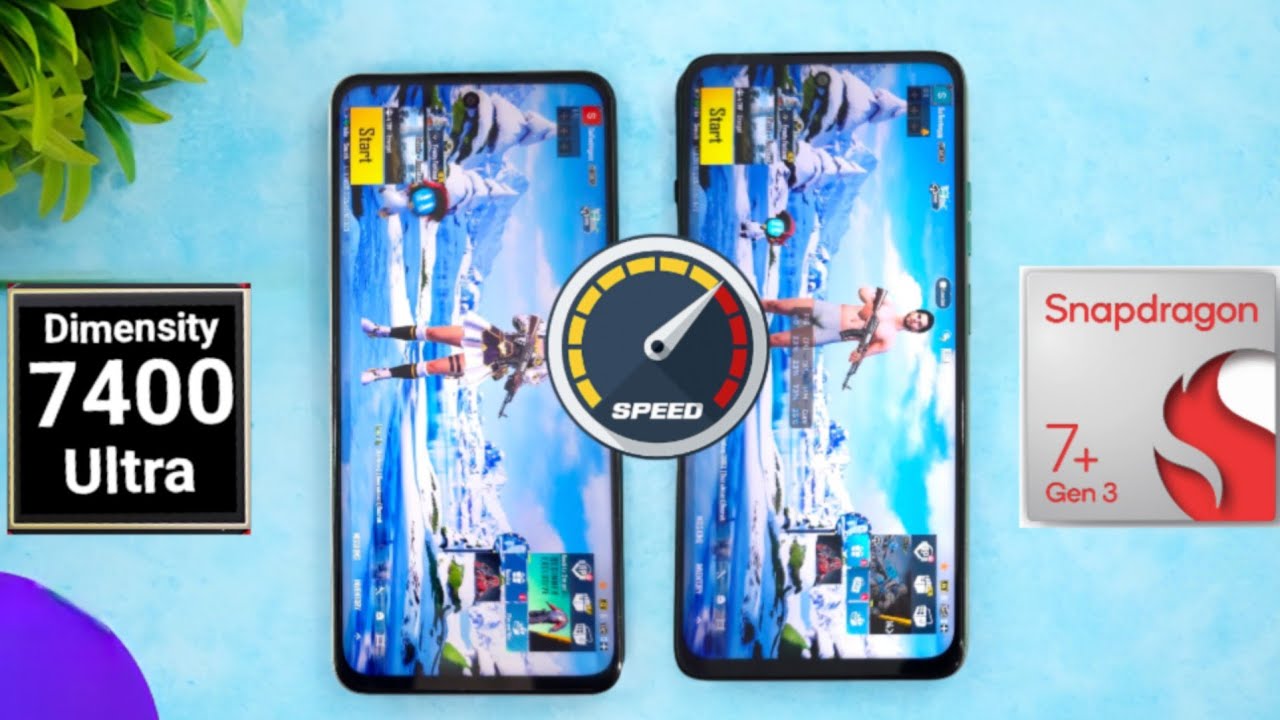 Dimensity 7400 Ultra vs Snapdragon 7+Gen3 SpeedTest 🚀🔥🔥🔥