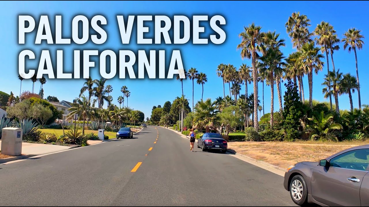 Palos Verdes in California | 4K Road Trip Video | Pacific Ocean View Drive Way!!