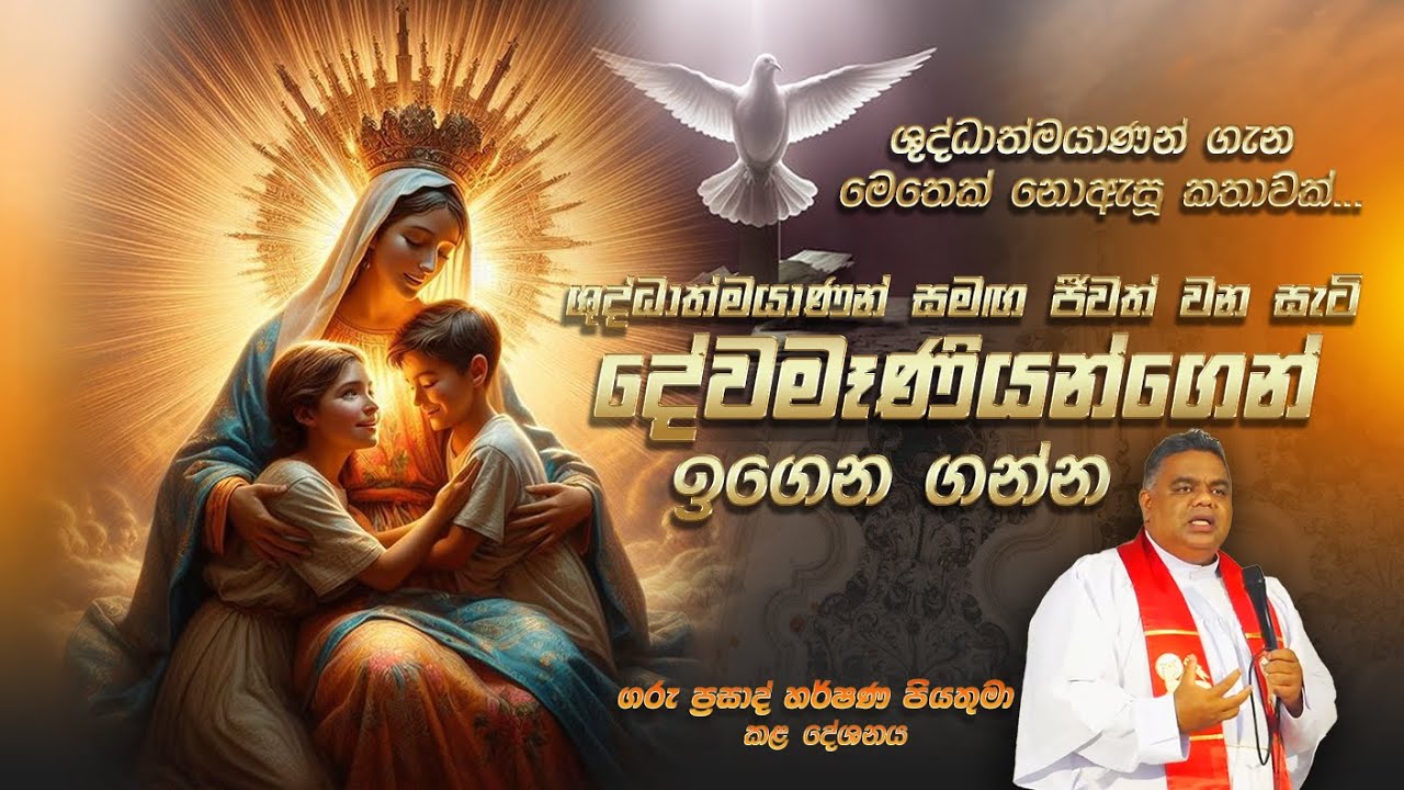 ශුද්ධාත්මයාණන් සමඟ ජීවත් වන සැටි දේවමෑණියන්ගෙන් ඉගෙන ගන්න. - Rev Fr Prasad Harshana