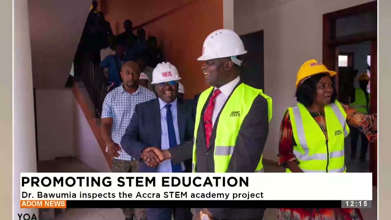 Dr. Bawumia inspects the Accra STEM academy project - Premtobre Kasee (09-10-24)