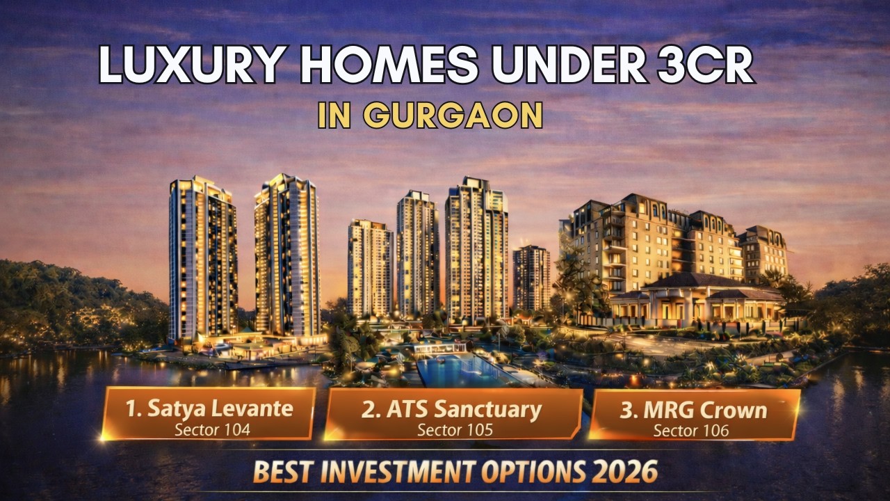 Top 3 Best Luxury Residential Projects in Gurgaon Under 3 Crore | Dwarka Expressway