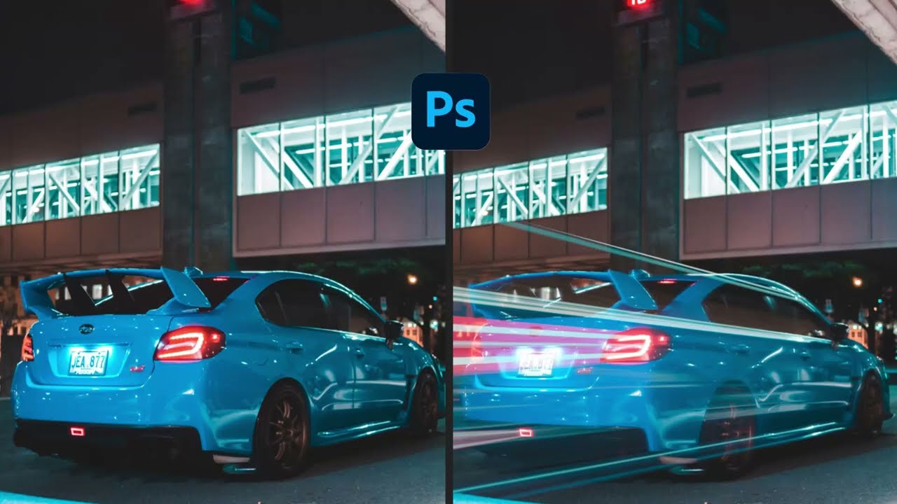 Effetto velocità e movimento - Photoshop tutorial