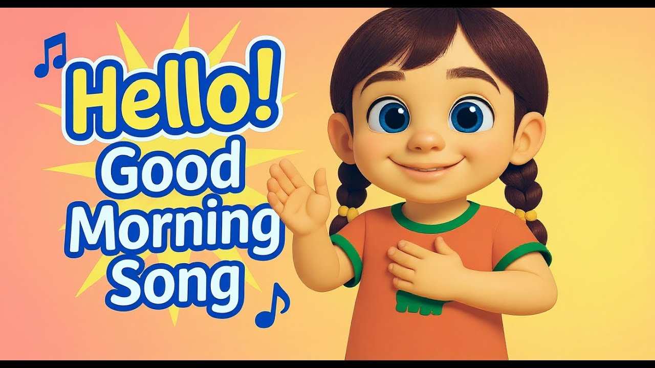 Good Morning, Good Night & Hello🎵| Fun English Song for Kids | Learn with Ada