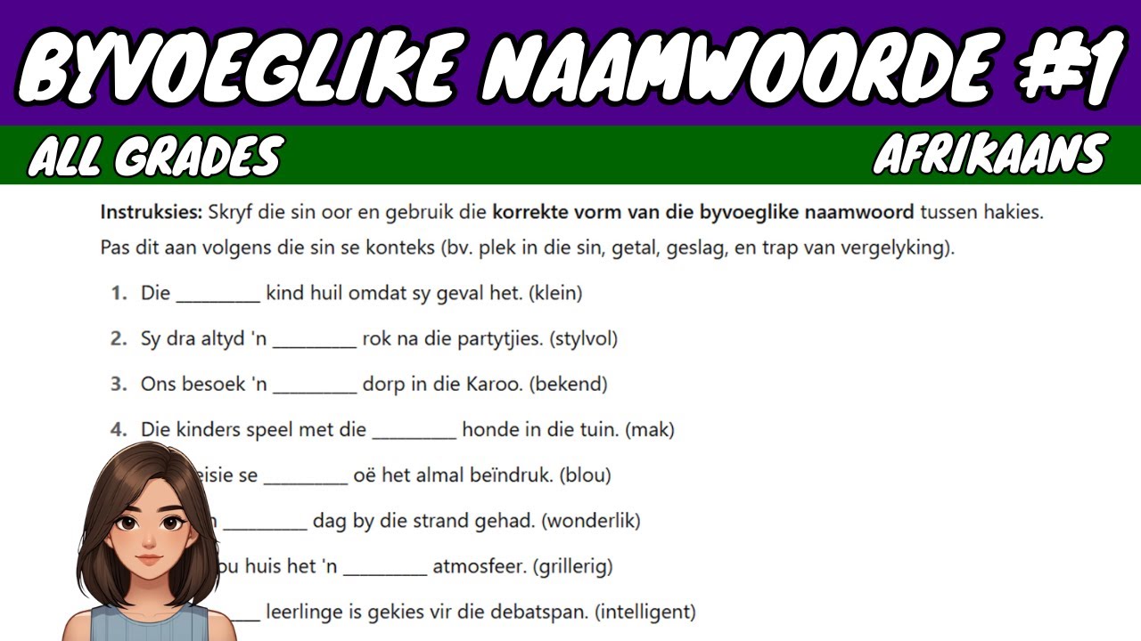 Byvoeglike Voornaamwoorde #1 | Afrikaans FAL