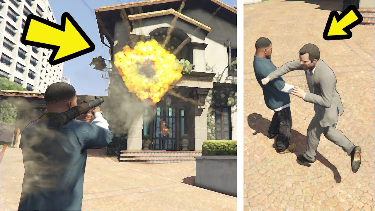 O que acontece se destruir a casa do MICHAEL?