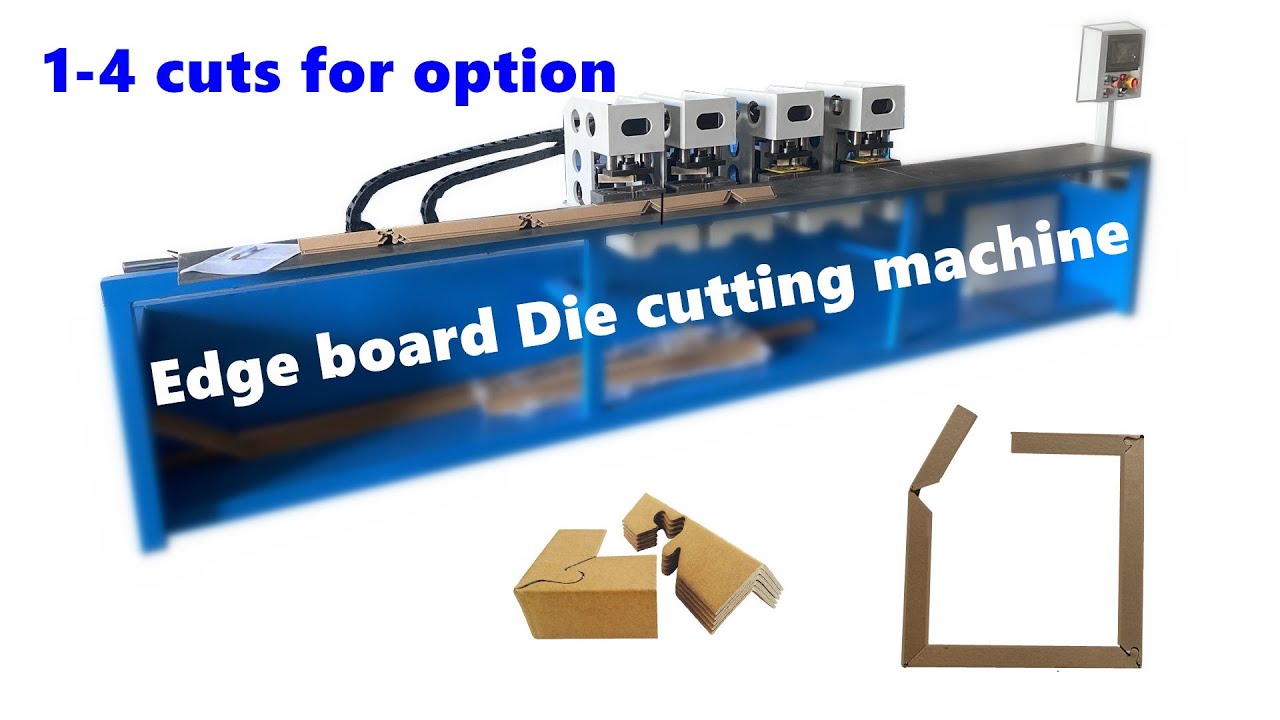 Offline Edgeboard Die cutting machine for angle and corner protection