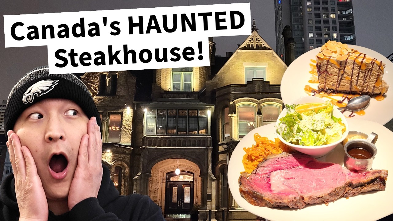 Canada's HAUNTED Steakhouse! THE KEG and KEG MANSION Toronto Review!