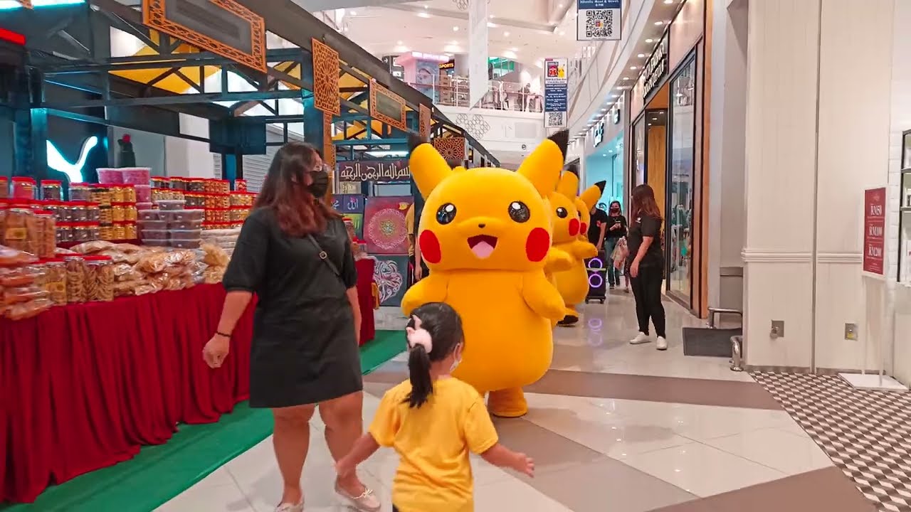 Pikachu walk at Aeon Shah Alam