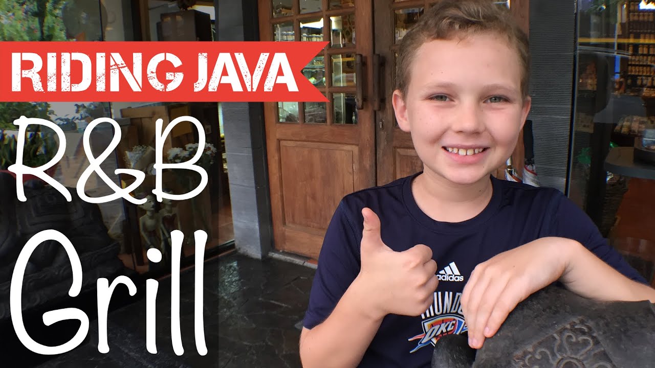 Eating at R&B Grill, Great Western Food in Jogja